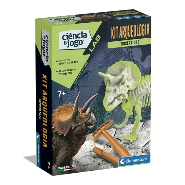 67370-Clementoni 67370 Kit Arqueologia - Triceratops.webp